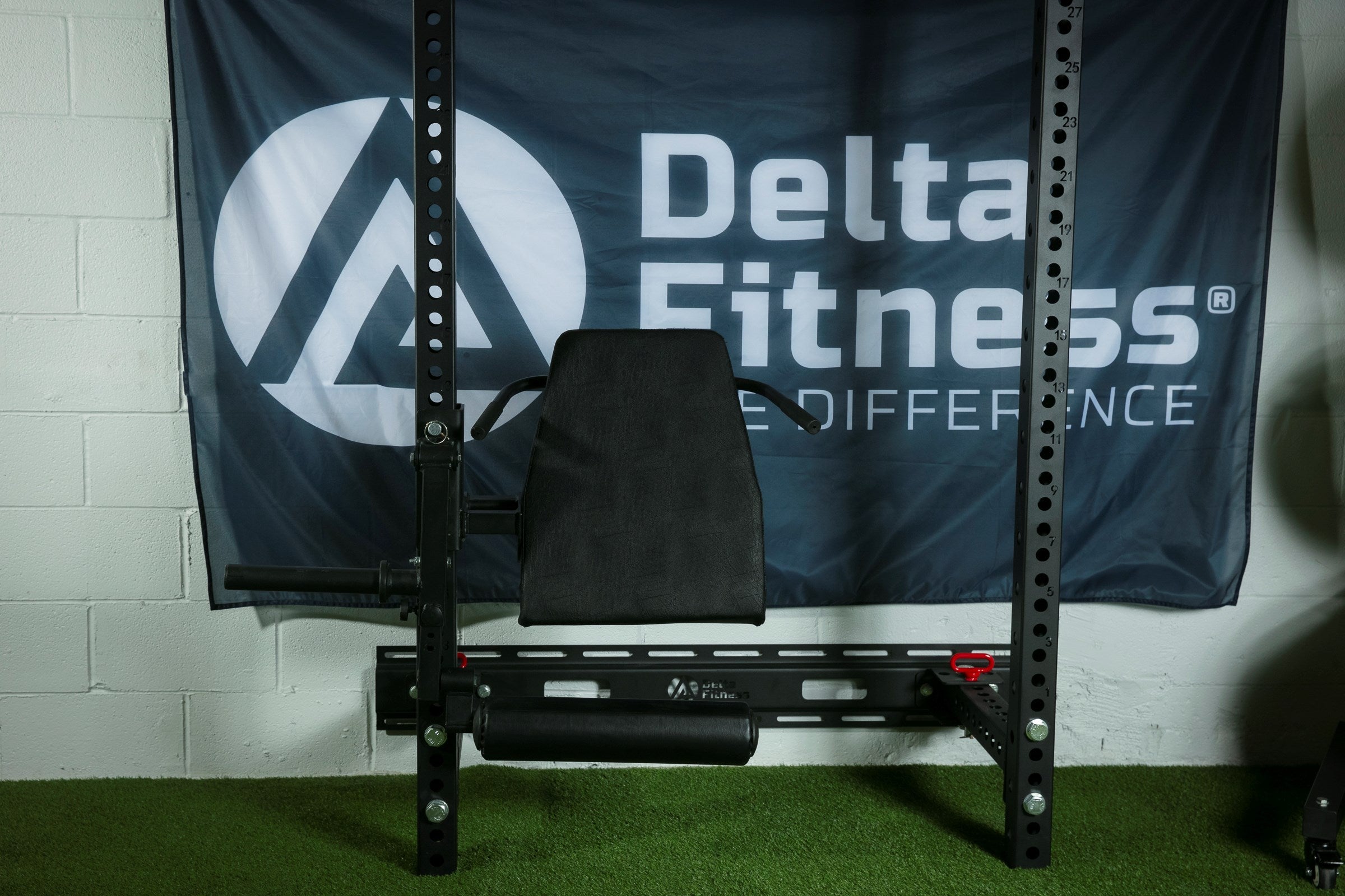 Plate-Loaded Leg Curl and Extension Rack Attachment