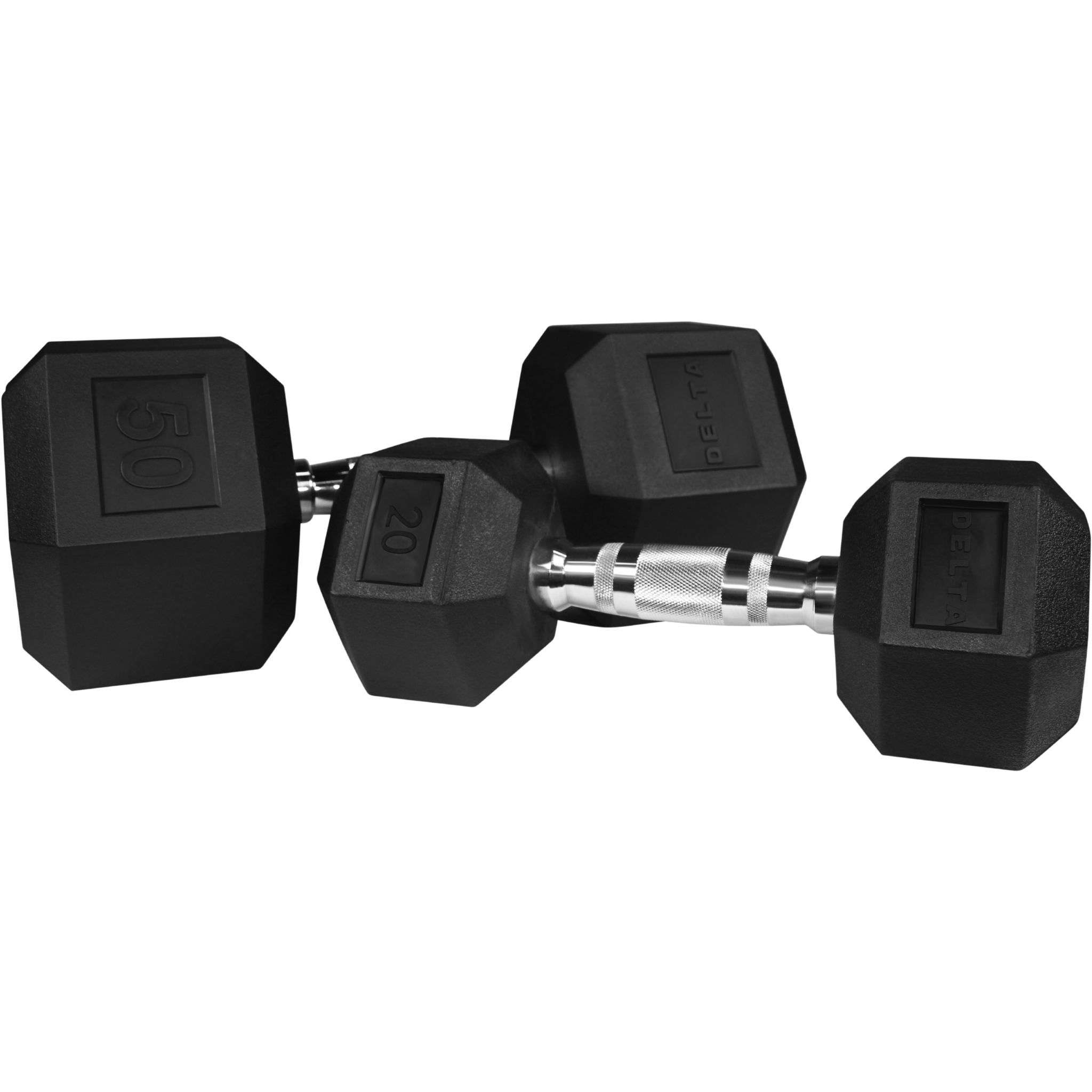 Dark Slate Gray Delta Fitness Hex Head Dumbbells